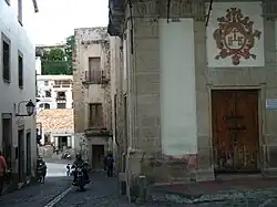 Casa Borda main entrance. This is José de la Borda's mansion
