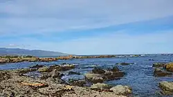 Photo of rocky shore