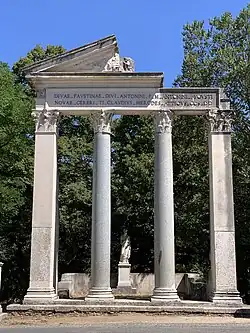 Temple of Antoninus and Faustina, Villa Borghese