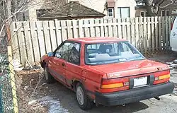 Toyota Tercel DX 2-door sedan (EL31, Canada)