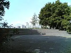 The Tervasaari amphitheatre.