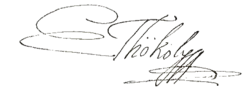 Emeric Thököly's signature