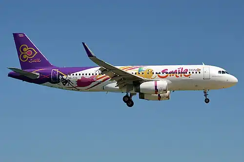 Thai Smile Airbus A320-232(WL) (HS-TXQ) in Cartoon Network Livery