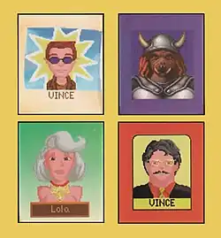 Screenshot of FaceMaker interface used to customize player avatars