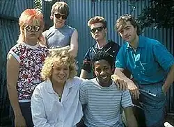 Clockwise from top left: Eddie, Ian, Harry, Simon, Kelvin, Sharon
