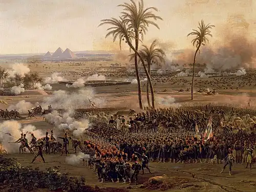 The Battle of the Pyramids by Louis-François Lejeune