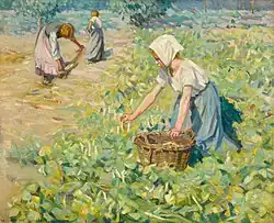 The Bean Harvest by Helen McNicoll