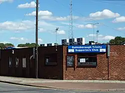 The Blues Club on the south west corner of the ground.