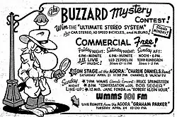 Print ad for radio station WMMS/Cleveland