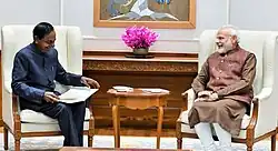 The Chief Minister of Telangana, Shri K. Chandrashekar Rao calling on the Prime Minister, Shri Narendra Modi, in New Delhi on December 26, 2018
