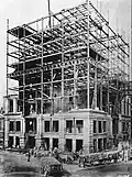 The building during construction c.1893