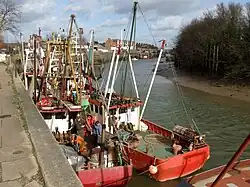The Haven. Tidal waters below the Witham.