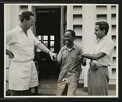 With Mwalimu Nyerere (c), 1950s