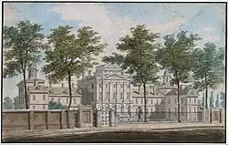 The Pennsylvania Hospital as painted by Pavel Svinyin in 1811