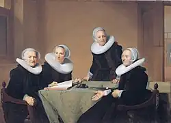 Portrait of the Regentesses of the St Elisabeth Gasthuis, Frans Hals Museum, 1662