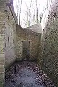 Remains of the corning house