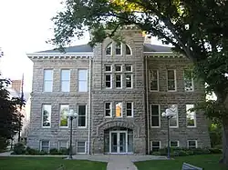 Cedarburg City Hall, located in the Washington Avenue Historic District