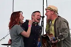 The Wilkinsons in 2013. Left to right: Amanda, Tyler and Steve Wilkinson.