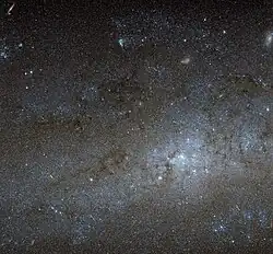 Center of NGC 247 imaged by the Hubble Space Telescope.[10]