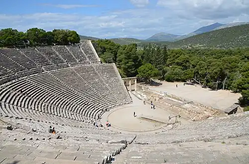 Ancient Theatre of Epidaurus, Epidaurus, Greece, 3rd century BC,[52] unknown architect