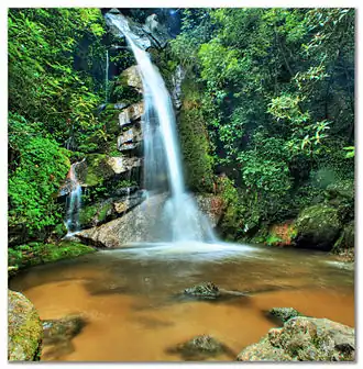 The waterfall Sweet Sixteen, Sundarijal, Nepal