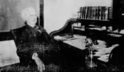 Photograph of Thomas J. Humes in his office