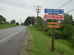 Thorndike, ME as seen looking north on ME 220 towards ME 139.