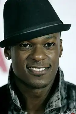 Omaji at the I Give It a Year Australian premiere in January, 2013