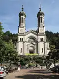 Todtnau, church: die Sankt Johannes der Täuferkirche