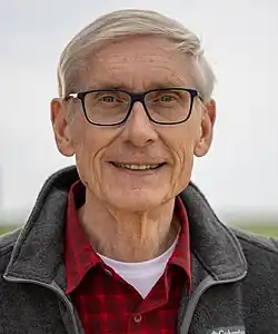 Photographic portrait of Tony Evers