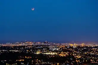 Totality from Marseille, France