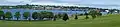 Town of Lunenburg, Nova Scotia looking across Lunenburg Harbour from the Bluenose Golf course