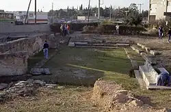 The orchestra of the theater at the deme site of Euonymon