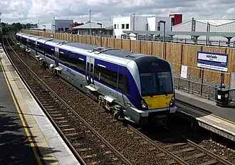 Bangor bound train in 2012