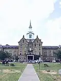 Frontal view of the asylum