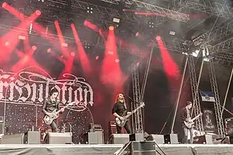 Tribulation performing at Rockharz Open Air 2023