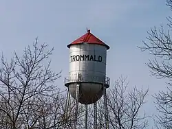 Trommald Water Tower, part of NRHP