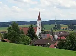 Tussenhausen seen from the north