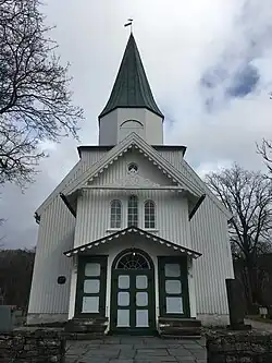 Entrance to the church