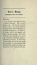 "Eve's Diary", page 3