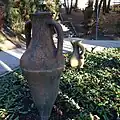 Two amphoras in the garden of Yalta Hotel Complex