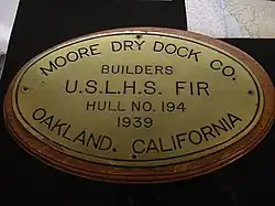 Builder's plaque