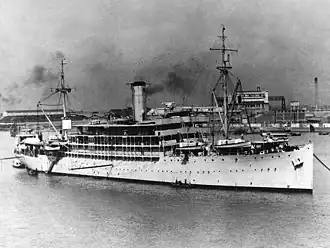 USS Canopus off Shanghai, China, prior to World War II.