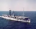 USS Wright at sea in c. 1967