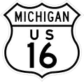 US Highway 16 marker
