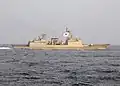 ROKS Gang Gam-chan underway in the Pacific Ocean on 13 October 2009.