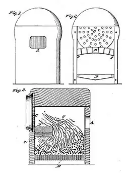 Fire arch diagram from patent 18,883