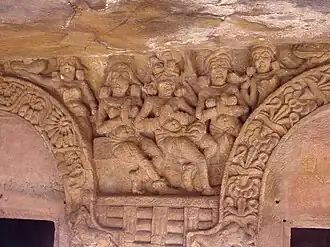 Left aisle relief (detail)