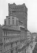 Pre-war look of the Large PAST (background) and Small PAST (foreground) buildings