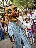 A cabezudo from Vitoria, Spain